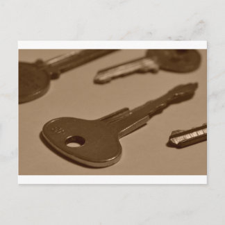 Sleutel tussen Stance Briefkaart