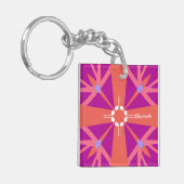 Sleutel Van Leven Met Monogram Sleutelhanger (Voorkant Links)