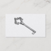 Sleutel voor de Antiek markt van Antieke Visitekaartje (Achterkant)