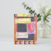 Sleutel voor Mijn hart Briefkaart (Staand voorkant)