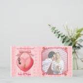 Sleutel voor Mijn hart Feestdagenkaart (Staand voorkant)