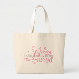Sleutel voor mijn hart grote tote bag