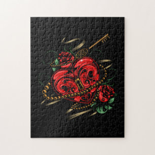 Sleutel voor mijn hart legpuzzel