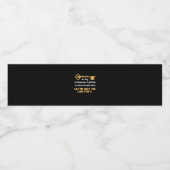 Sleutel voor uw nieuwe huis waterfles etiket (Enkel label)