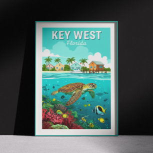  Sleutel West Florida Poster