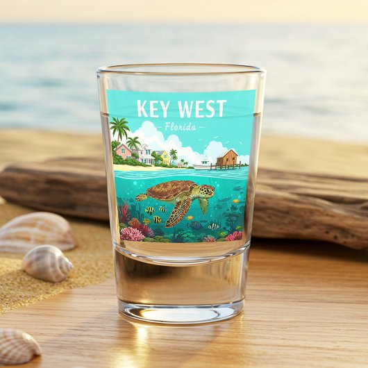 Sleutel West Florida Shot Glas
