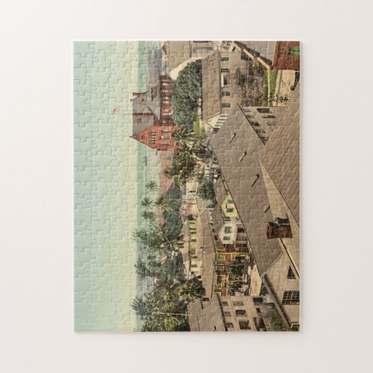 sleutel West Historic 1900 Legpuzzel (Verticaal)