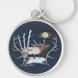 Sleutelanhanger met stierelk sleutelhanger