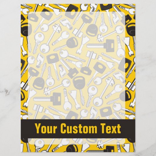 Sleutelbos achtergrond flyer (Voorkant)