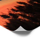 Sleutelbrug door het Marsh Sunset Poster (Hoek)