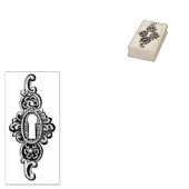   sleutelgat  Rubber Kunststempel Rubberstempel (Gestempeld)