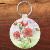 sleutelhanger "3 papavers" (Voorkant)