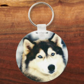 Sleutelhanger 9 - Alaska Husky (Voorkant)