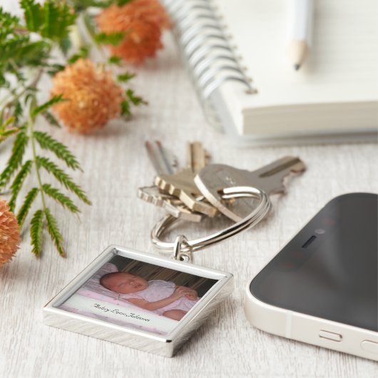 Sleutelhanger Aangepaste Afbeelding (Zijkant)