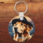 Sleutelhanger Aangepaste foto Hondenliefhebber toe (Voorkant)