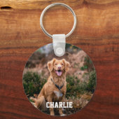 Sleutelhanger Aangepaste foto Hondenliefhebber toe (Achterkant)