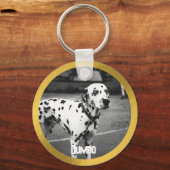 Sleutelhanger Aangepaste foto Hondenliefhebber toe (Achterkant)