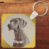 Sleutelhanger Aangepaste foto Hondenliefhebber toe (Achterkant)