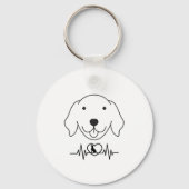 Sleutelhanger Aangepaste foto Hondenliefhebber toe (Voorkant)