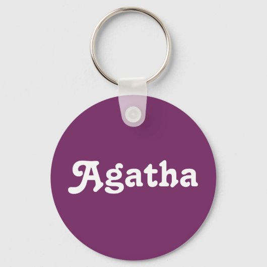 Sleutelhanger Agatha (Voorkant)