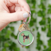 Sleutelhanger Airedale Terrier (Hand)