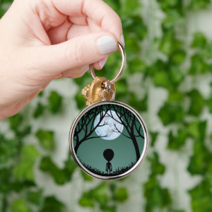 Sleutelhanger Alien Kunst Buitenaardse Cadeaus & D