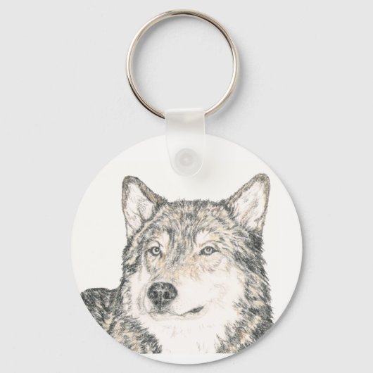 Sleutelhanger Alpha Male Wolf (Voorkant)