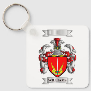 Sleutelhanger Aluminium Williams Familie Naam Schi