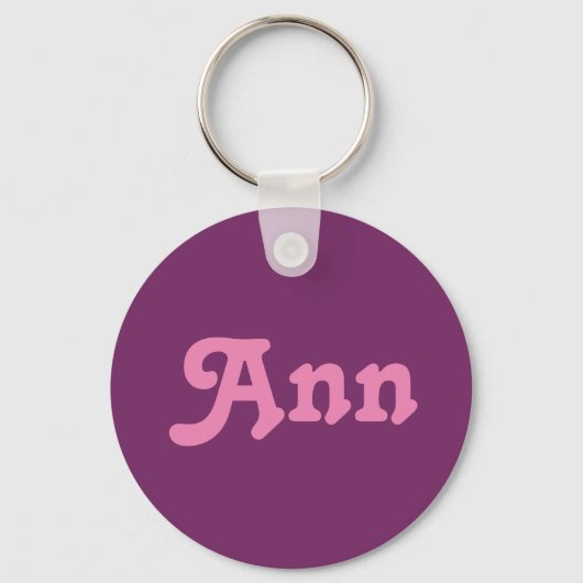 Sleutelhanger Ann (Voorkant)