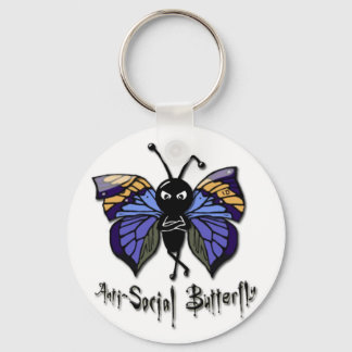 sleutelhanger "Anti-Social Butterfly"