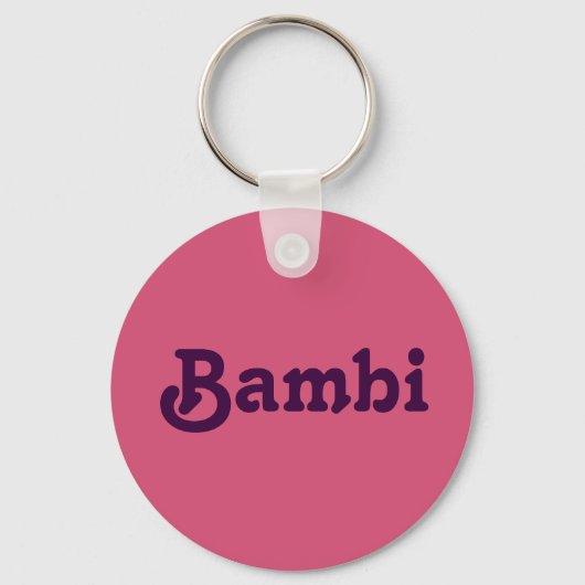 Sleutelhanger Bambi (Voorkant)