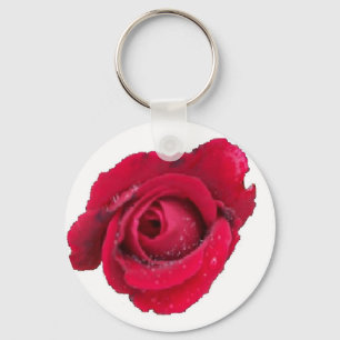 Sleutelhanger Beauful Red Rose