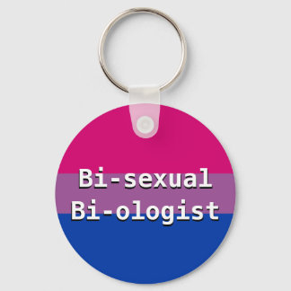 Sleutelhanger biseksuele bioloog Button