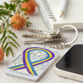 Sleutelhanger bladerkanker enenenbewustwording (Voorkant Rechts)