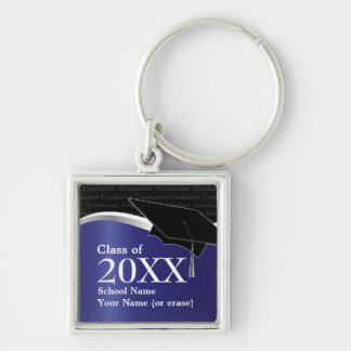 Sleutelhanger blauw en zwart Afstuderen