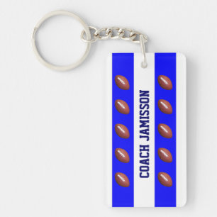 Sleutelhanger, Blauw & Wit, voor de Bus van het Sleutelhanger