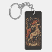 Sleutelhanger Boogschutter Hemelse Zodiac Art (Voorkant Links)