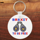 Sleutelhanger brexit moet vrij zijn (Voorkant)