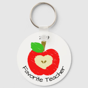 Sleutelhanger Button Favoriete leraar