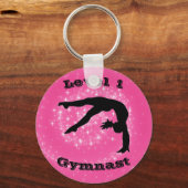 Sleutelhanger Button niveau 1 gymnast (om het even (Voorkant)