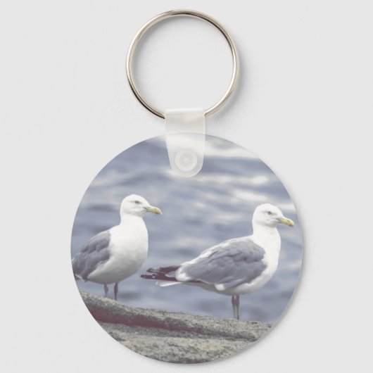 Sleutelhanger Button zeegarens (Voorkant)