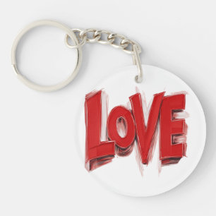 Sleutelhanger cadeau, Liefde cadeau, Valentijnsdag