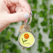 Sleutelhanger - Calendula met tekst (Hand)