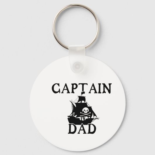 Sleutelhanger Captain Dad (Voorkant)
