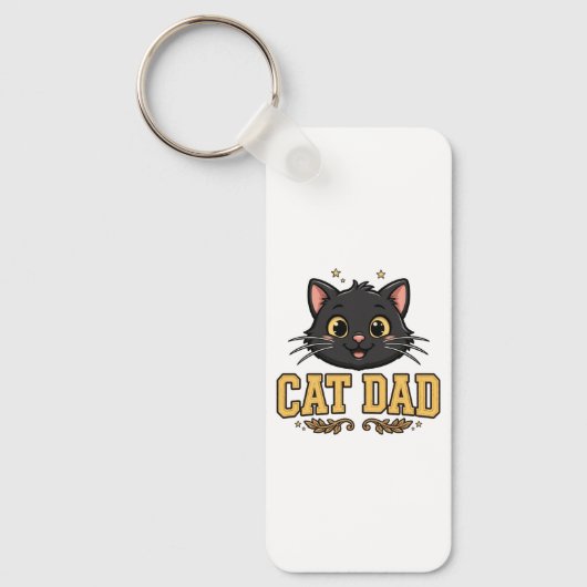 Sleutelhanger Cat Dad (Voorkant)