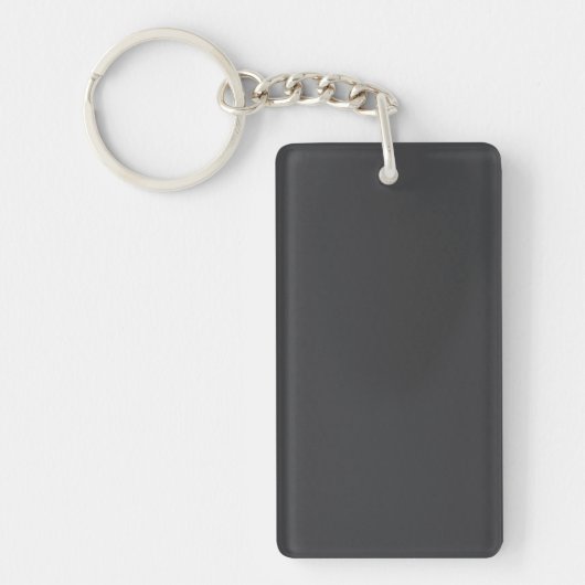 sleutelhanger: CHARCOAL GRAY COLOR Sleutelhanger (Voorkant)