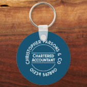 Sleutelhanger charteraccountant (Achterkant)