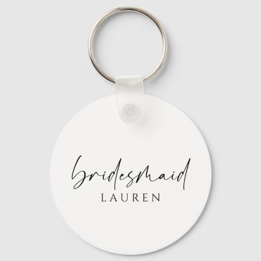 Sleutelhanger Chic Bridesmaid (Voorkant)