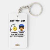 sleutelhanger "COP NIP 2.0" (achterkant)