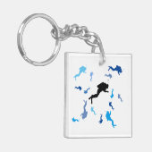 Sleutelhanger (dbl) - Jumbled Divers (Voorkant Links)